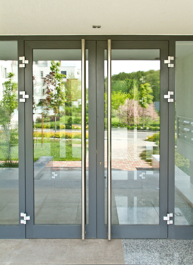 Glass door